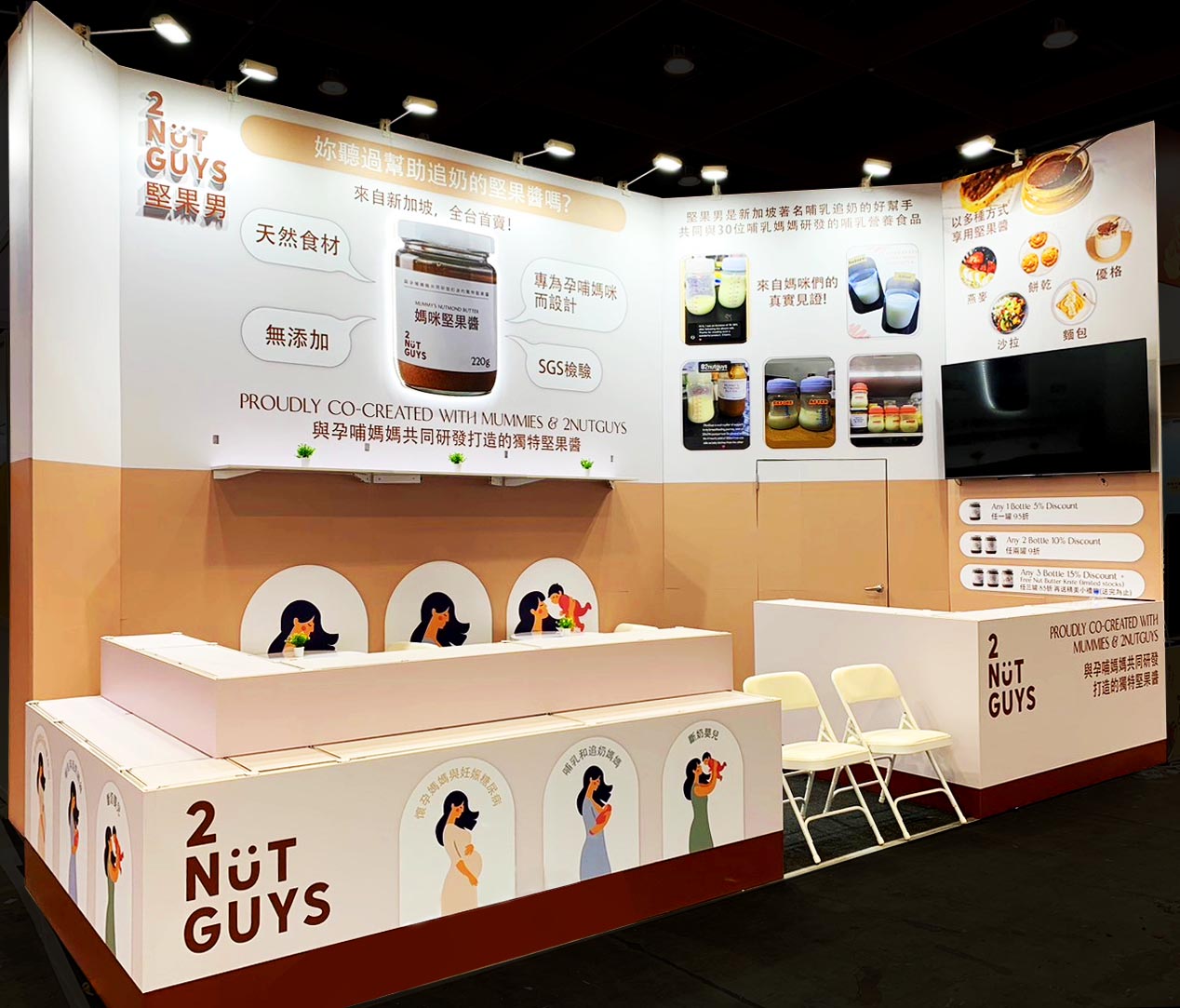 台北婦幼展 | 堅果男(2NUTGUYS)